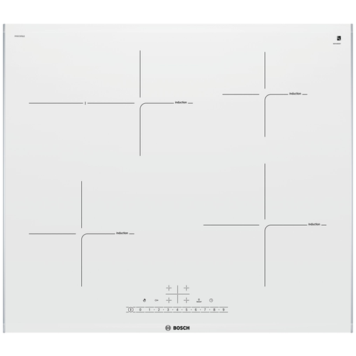 כיריים אינדוקציה Bosch PIF672FB1E זכוכית לבנה בוש