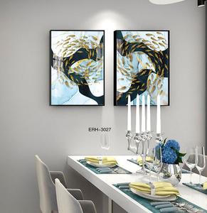 זוג תמונות זכוכית מעוצבות - דגם ERH-3028