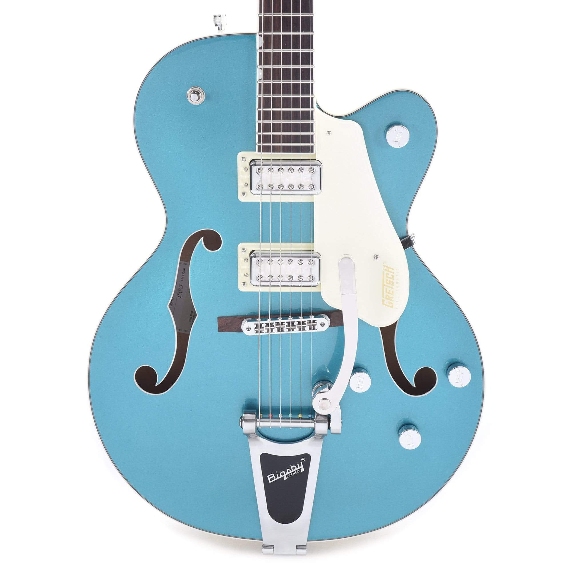 Gretsch G5410T Limited Edition Electromatic "Tri-Five" Hollow Body Single-Cut Two-Tone Ocean Turquoise/Vintage White w/Bigsby
