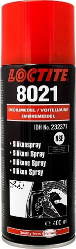תרסיס שמן סיליקון  LOCTITE LB 8021