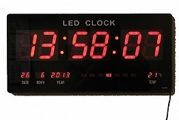 שעון קיר דיגיטלי גדול SAKAL SKL4800 סקל אלקטרוניקה