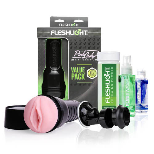 ערכת פלשלייט מושלמת Fleshlight - Pink Lady Value Pack
