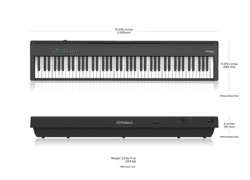 פסנתר חשמלי Roland FP-30X-WH