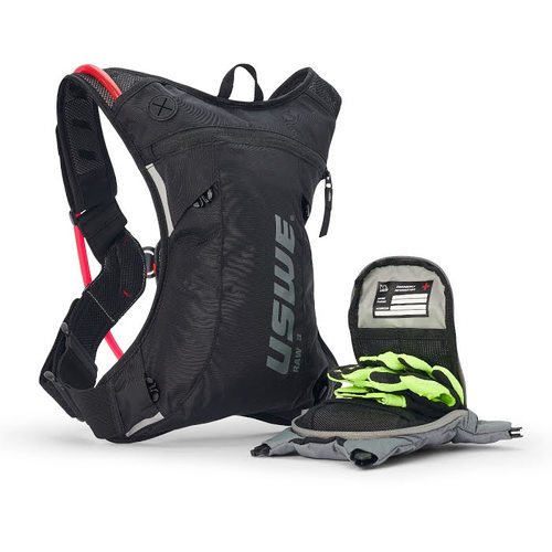 תיק רכיבה שחור  USWE RAW CARBON BLACK 3L