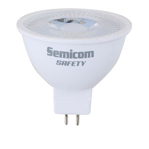 נורת לד 230V 7W MR16 אור חם Semicom סמיקום