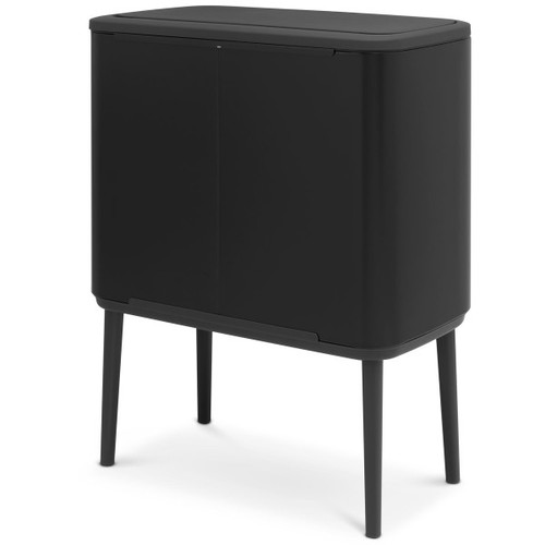פח אשפה למטבח ברבנטיה BO brabantia טאץ הפח עם הרגליים 36 ליטר צבע שחור מט מקט Y-315824 - עולם הפרזול 03