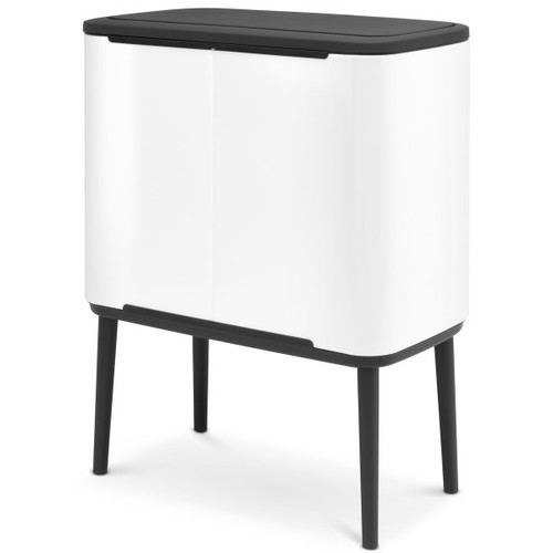 פח אשפה למטבח ברבנטיה BO brabantia טאץ הפח עם הרגליים 36 ליטר צבע לבן מקט Y-313509 - עולם הפרזול 03