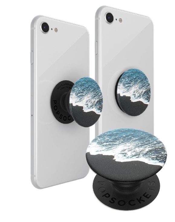 Popsocket דגם Abstract Black Sand Beach
