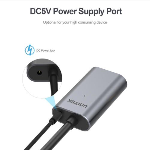 כבל מאריך אקטיבי 5 מטר Unitek Extension Cable USB 3.0 