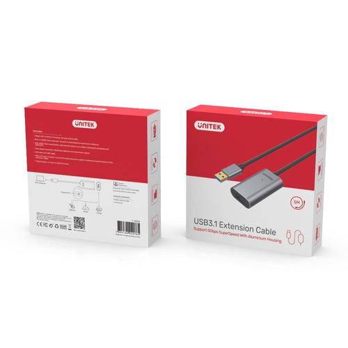 כבל מאריך אקטיבי 10 מטר Unitek Extension Cable USB 3.0 