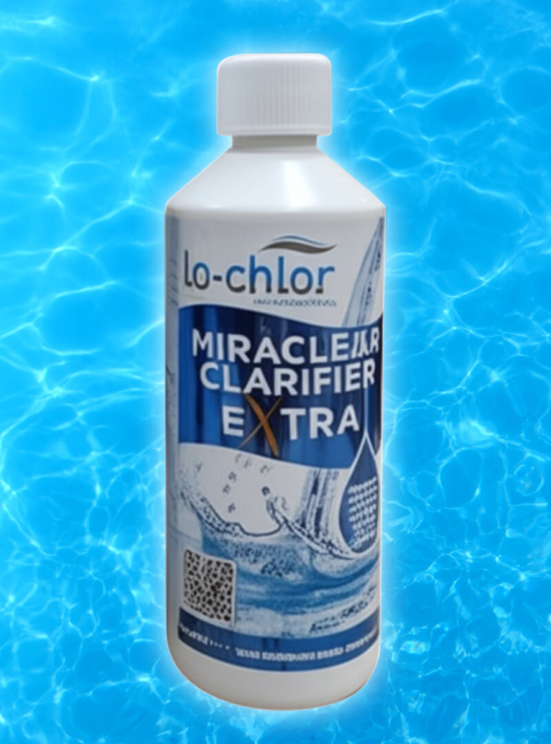 מצליל מים MIRACLEAR BLUE לבריכה 1000 מ"ל לו כלור