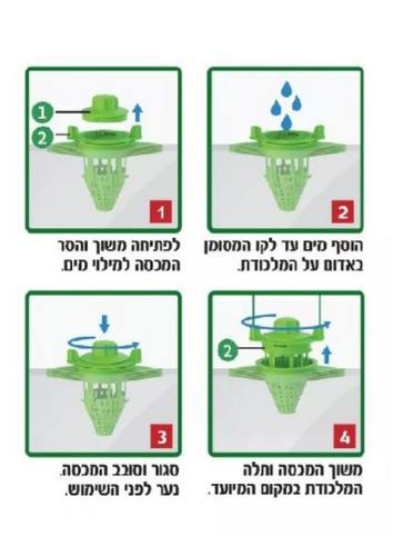 הטורפת הירוקה מלכודת זבובים