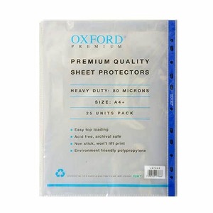25 שמרדפים עבים 80 מיקרון | OXFORD