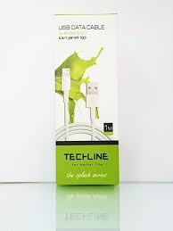 כבל טעינה מיקרו USB מטר 1 TECHLINE