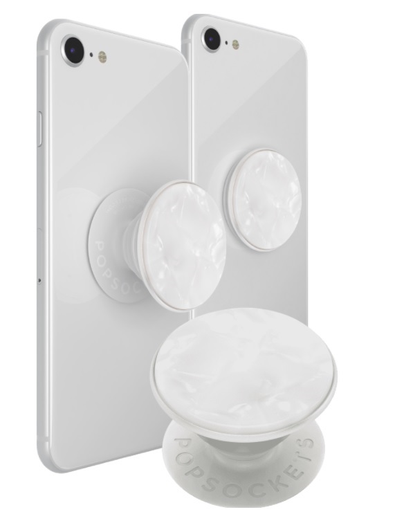   Popsocket דגם Acetate Pearl White