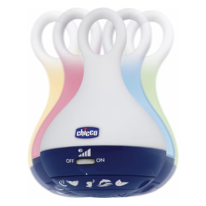 מנורת לילה מנגנת ומרגיעה בצורת עששית 5 צבעים וידית נשיאה