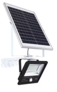 תאורת הצפה סולארית 100W + חיישן תנועה + זרוע