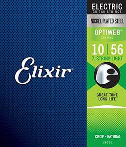 סט 7 מיתרים לחשמלית ELIXIR OPTIWEB 19057 10-56