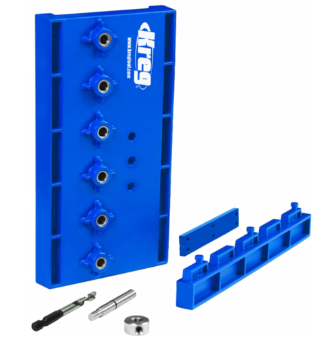שבלונה לקידוח חורי פינים במדף Shelf Pin Jig