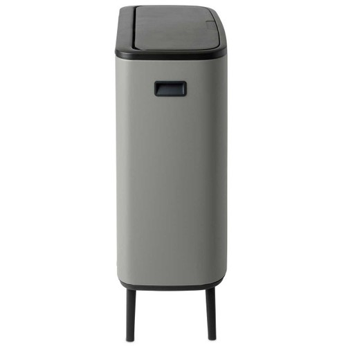 פח אשפה למטבח ברבנטיה BO brabantia טאץ הפח עם הרגליים 60 ליטר צבע אפור בטון מקט Y-130281 - עולם הפרזול 03