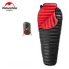 שק שינה פוך אווזים חורפי מתקפל לקטן רק 690 ג' NATUREHIKE CW300 Goose Down