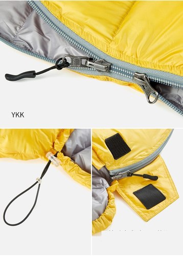 שק שינה פוך אווזים חורפי מתקפל לקטן רק 690 ג' NATUREHIKE CW300 Goose Down