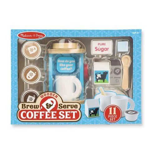 ערכה מעץ להכנת קפה Melissa&Doug
