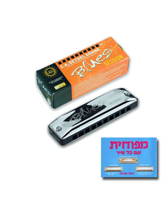 מפוחית פה דיאטונית SEYDEL BLUES SESSION + חוברת לימוד