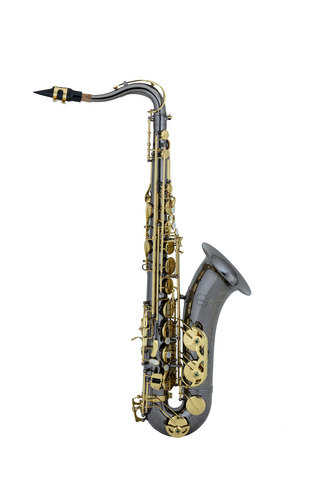 סקסופון טנור בצבע אפור עם נגיעות זהב CTS-50 מבית Chateau TAIWAN