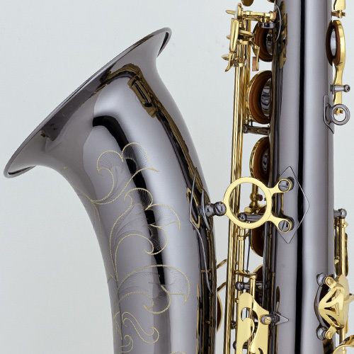 סקסופון טנור בצבע אפור עם נגיעות זהב CTS-50 מבית Chateau TAIWAN