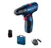 מברגה/ מקדחה נטענת + 2 סוללות  BOSCH GSR 120 2AH