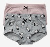זוג תחתוני בוקסר לבנות 100% כותנה מידה 2-3 - ורוד/אפור ארטיקים