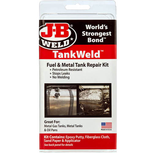 סט לריתוך קר של מיכלי מתכת JB Tankweld|  תיקון נזילות ברכב