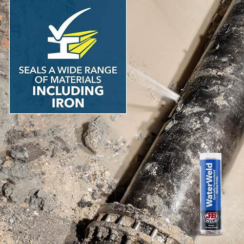 פלסטלינה אפוקסית חזקה לשימוש מתחת למים JB WATERWELD