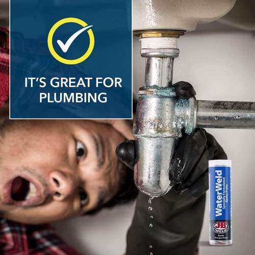 פלסטלינה אפוקסית חזקה לשימוש מתחת למים JB WATERWELD
