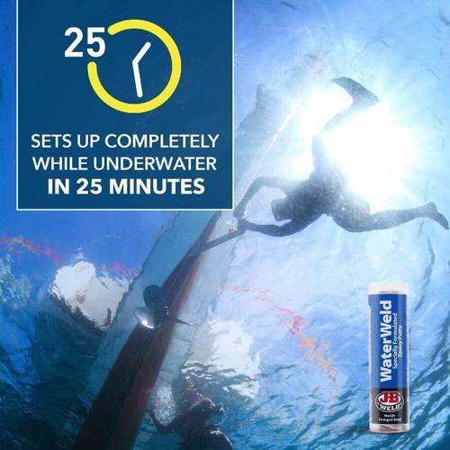 פלסטלינה אפוקסית חזקה לשימוש מתחת למים JB WATERWELD