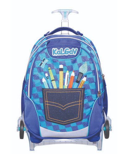 תיק X Bag Trolley עפרונות כחול