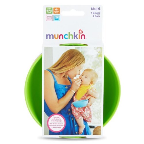 סט 4 קערות עמוקות MUNCHKIN