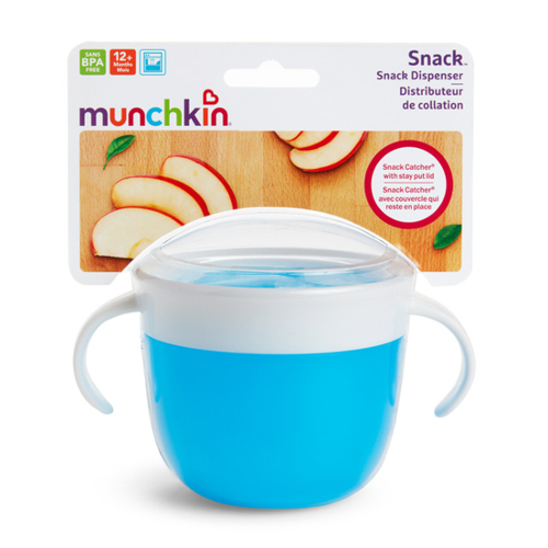 קערת חטיפים/ פירות עם מכסה כחול MUNCHKIN