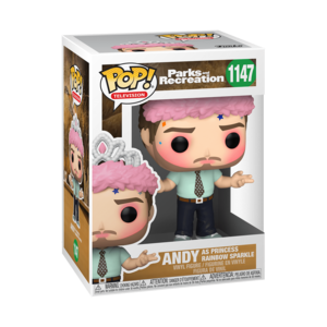 POP TV: Parks & Rec- Andy as Princess Rainbow Sparkle Funko