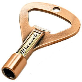 מפתח לכיוון תופים עם פותחן בקבוקים ברונז WINCENT W-ROCKKEYCH
