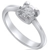 טבעת יהלום אירוסין 0.65CT זהב 14K