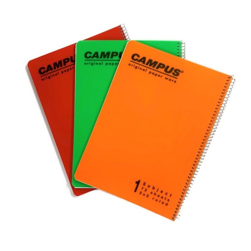 מחברת ספירל P.P משובץ (A5) campus - מארז 3 יח'