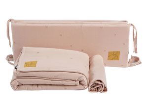 סט מצעים למיטת תינוק 3 חלקים 100% כותנה ג