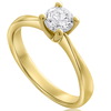 טבעת סוליטר יהלום 0.65ct זהב 14K