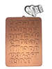 תבנית סיליקון אותיות - פונט רומי