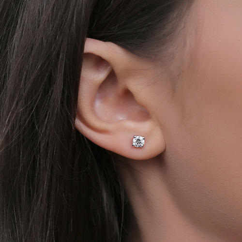 עגילי יהלומים צמודי אוזן 1.0CT זהב 14K