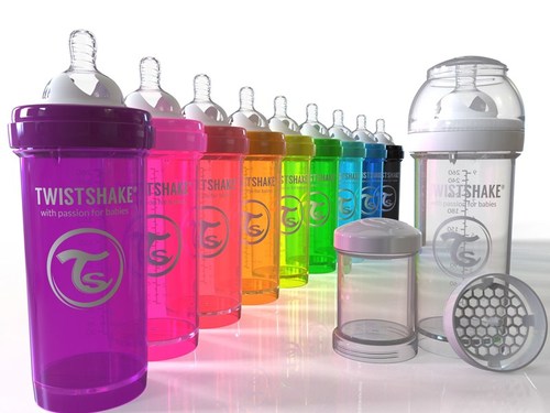 בקבוק תינוק עם סנן מונע התגבשות ומחלק מנות מובנה 330 מ