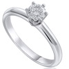 טבעת אירוסין יהלום 0.45ct זהב 14K