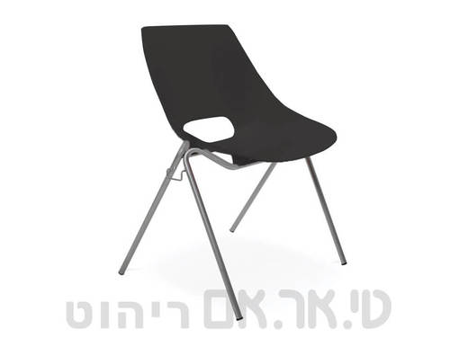 כסא אירוח ומתנה דגם אוקלנד שחור